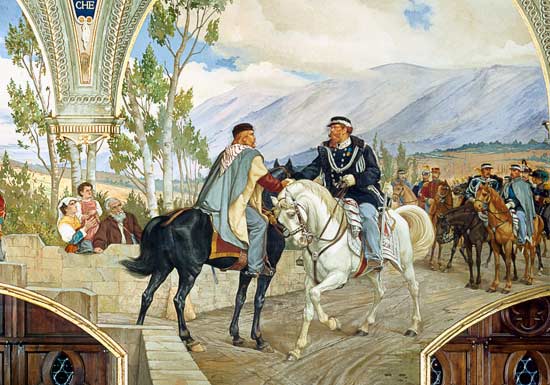 Giuseppe Garibaldi e Vittorio Emanuele II