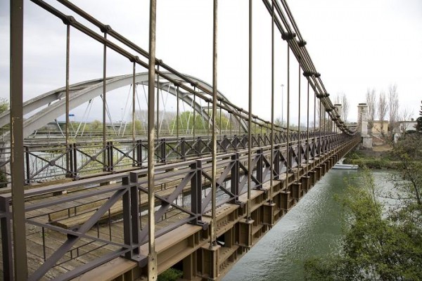 ponte sospeso Garigliano