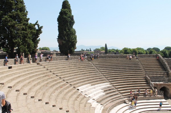 spalti teatro grande pompei