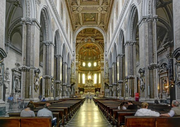 Duomo napoli , interno
