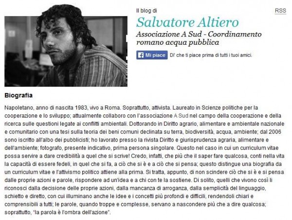 Salvatore Altiero, biografia