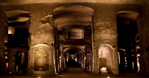 le luci di dentro, catacombe di San Gennaro