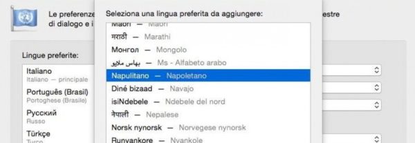 lingua napoletana