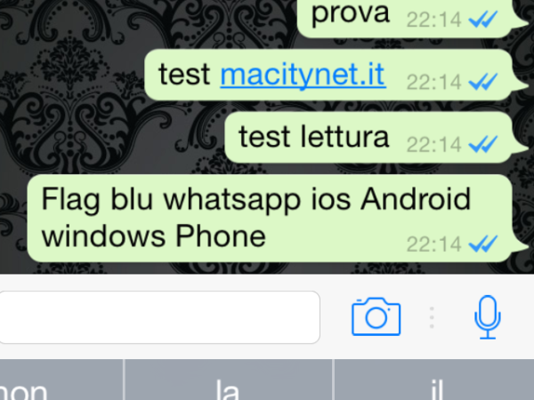 WhatsApp: la doppia spunta blu