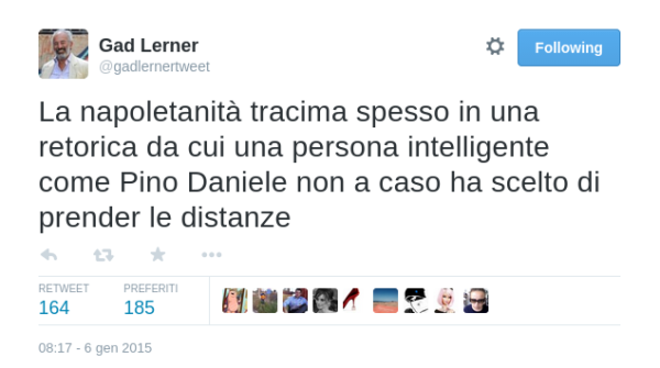 Gad Lerner, la napoletanità e Pino Daniele