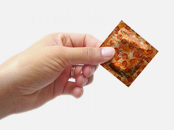 Condom pizza 2