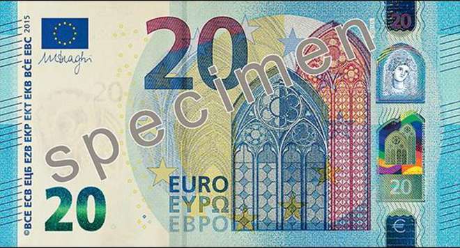 nuova banconota da 20 euro