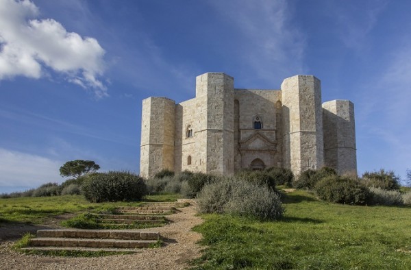 Steps leading to the Castel Del Monte