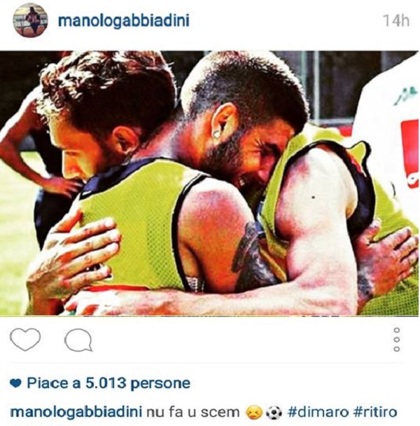 Gabbiadini Instagram