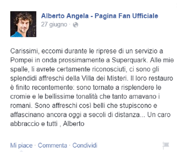 Post Alberto Angela