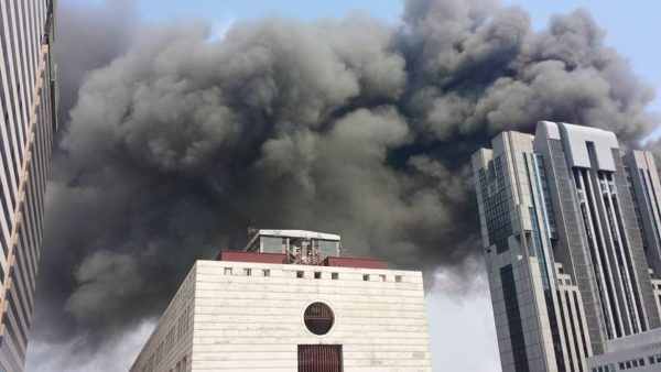 incendio napoli gianturco centro direzionale