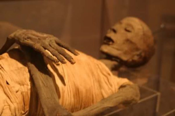 Mummia corpo imbalsamato Afragola