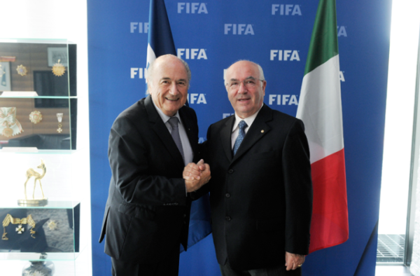 Sarri, Blatter e Tavecchio