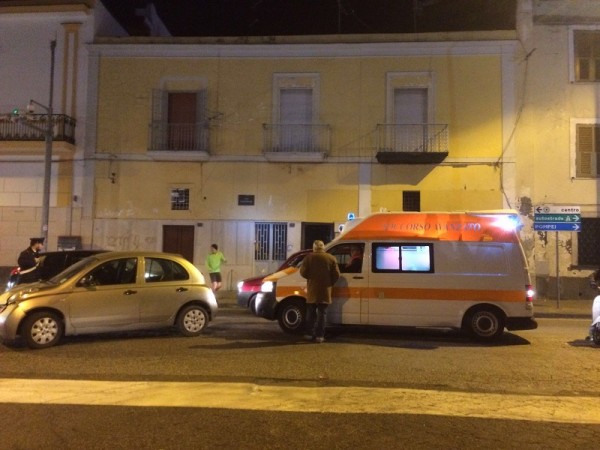 Ambulanza Incidente Torre del Greco - Leopardi