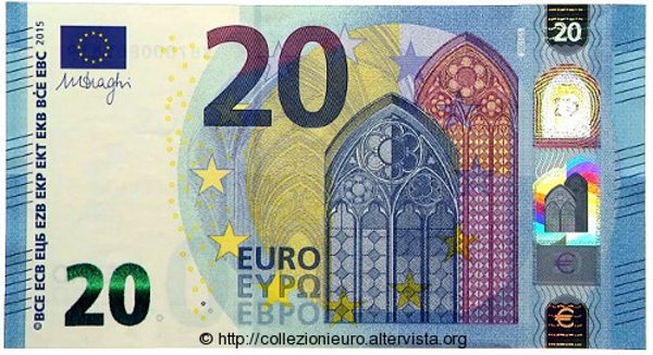 nuove banconote 20 euro false