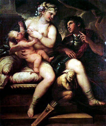 Luca Giordano - Venere, Cupido e Marte