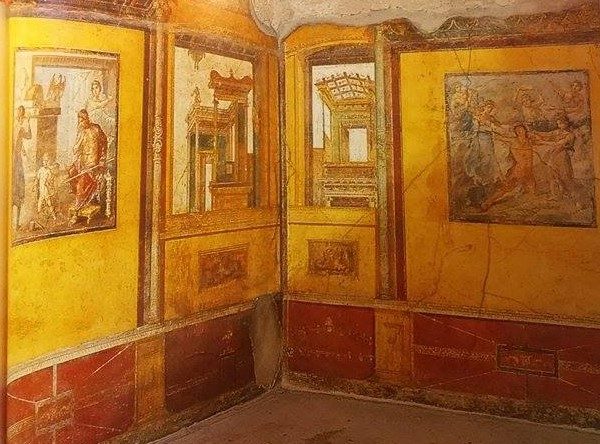 Casa dei Vettii, Pompei (tratto da "Pompei. Guida agli scavi", fotografie di Alfredo e Pio Foglia)