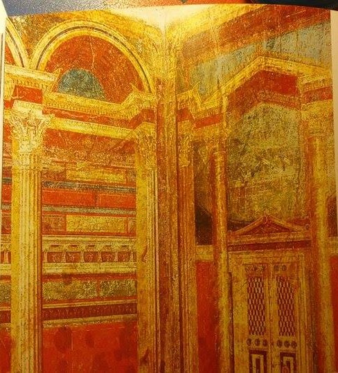 Villa dei Misteri, cubicolo, Pompei (tratto da "Pompei. Guida agli scavi", fotografie di Alfredo e Pio Foglia)