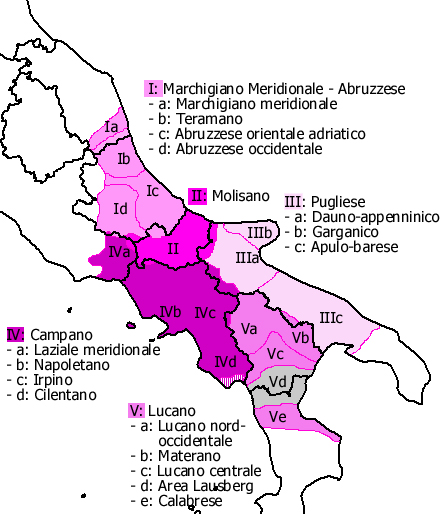 lingua e dialetti Napoletani