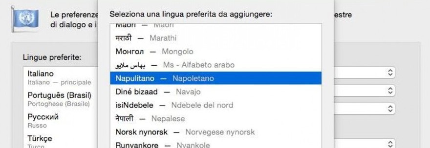 Napoli Language Napoletano lingua ufficiale: Presto il computer parlerà