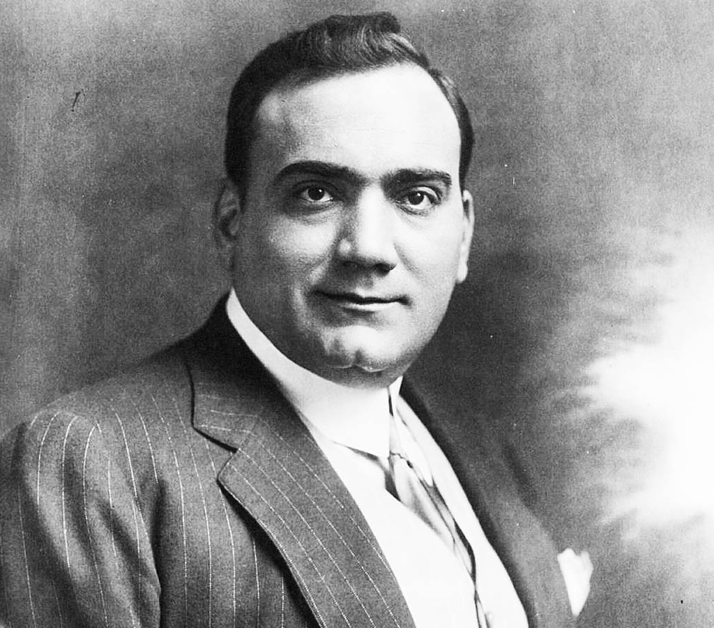Foto storica di Enrico Caruso