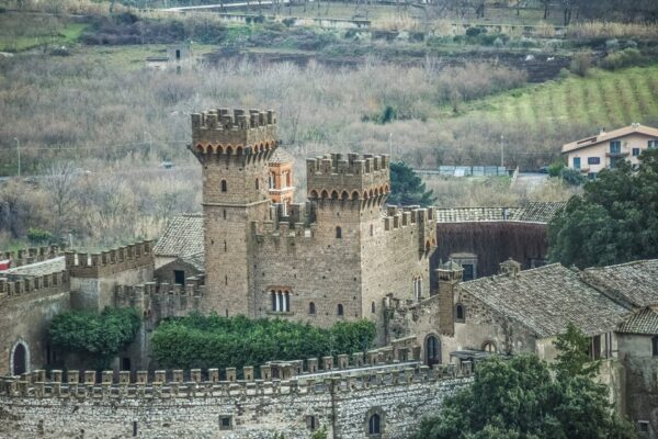 Castello Lancellotti di Lauro- veduta dall'alto