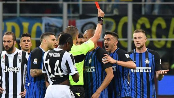 Inter Juve espulsione Vecino