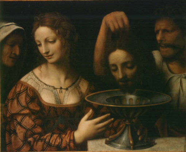 Salomè con la testa di San Giovanni Battista - Bernardino Luini
