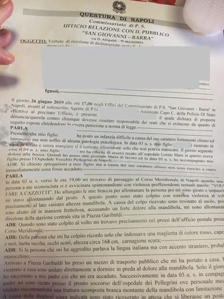 aggressione corso meridionale denuncia