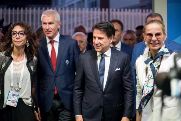 giuseppe conte universiadi napoli 2019