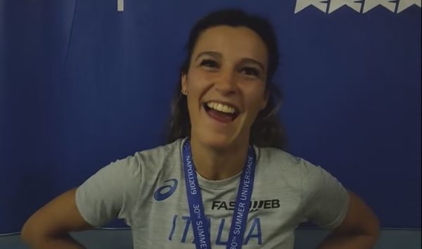 luminosa bogliolo oro universiadi napoli 2019