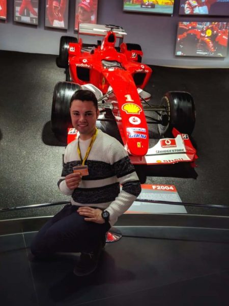 Filippo al Museo della Ferrari