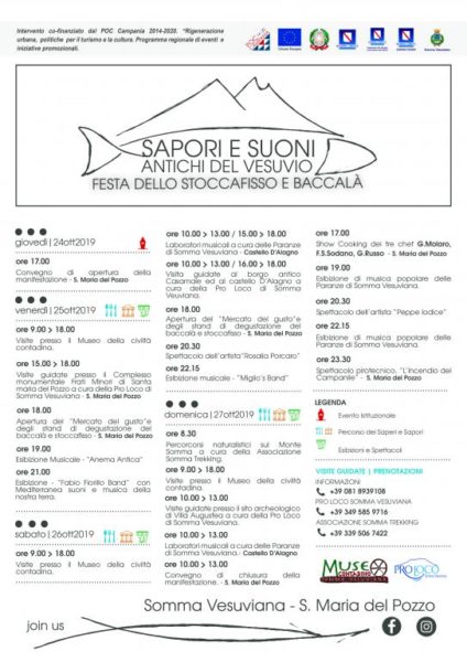 festa stoccafisso e baccalà somma vesuviana 2019