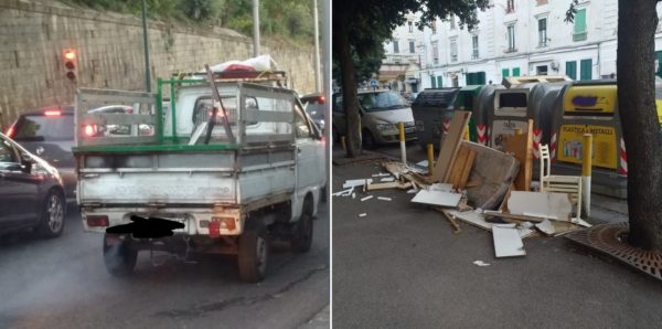 apecar spazzatura rifiuti