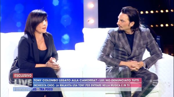 tony colombo tina rispoli live non è la d'urso