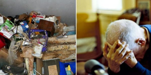 anziano sfrattato figlio garage afragola