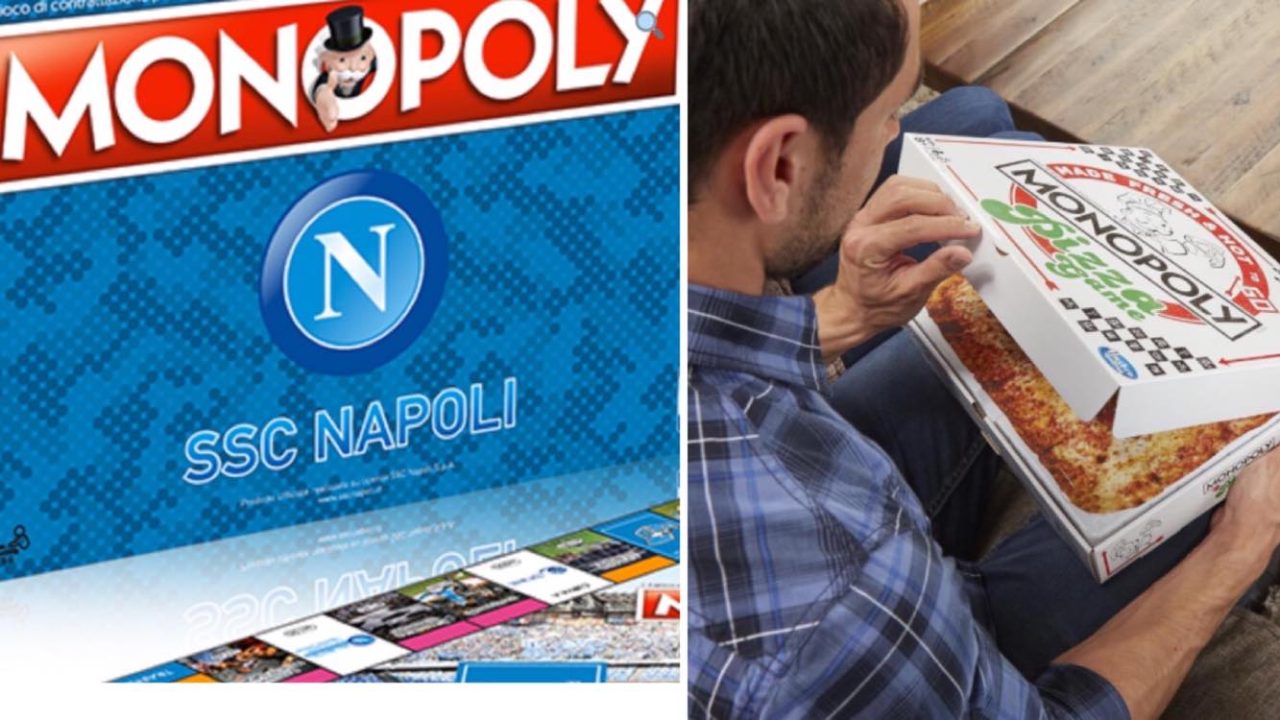Monopoly partenopeo con l'edizione Pizza e quella sul Calcio Napoli