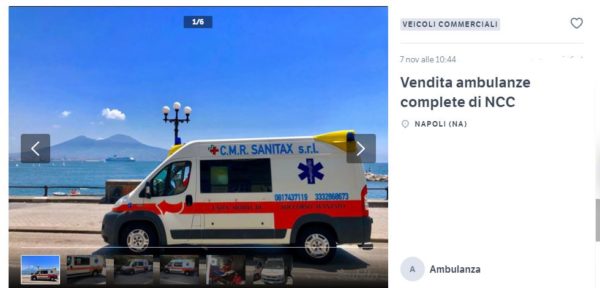vendita ambulanze
