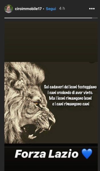 immobile storia post napoli