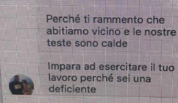 Giornalista francesca mari minacciata