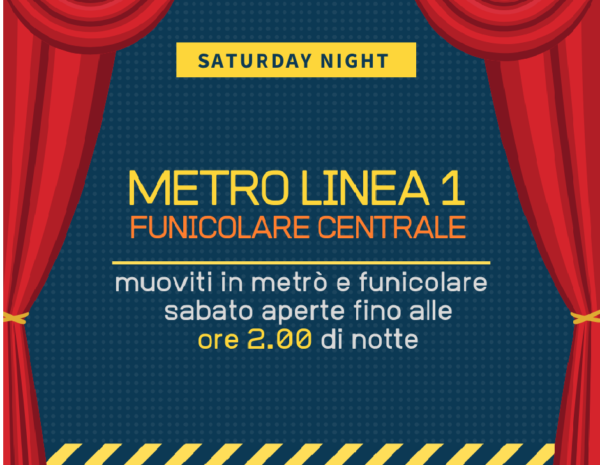 Napoli. Metro 1 e Funicolare aperte fino alle 2.00 del mattino