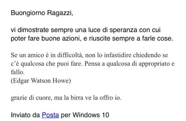 birra gratis coronavirus