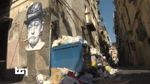 tg1 coronavirus spazzatura napoli