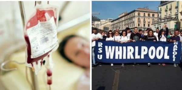 whirlpool operai sangue coronavirus