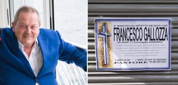 franco gallozza morto coronavirus