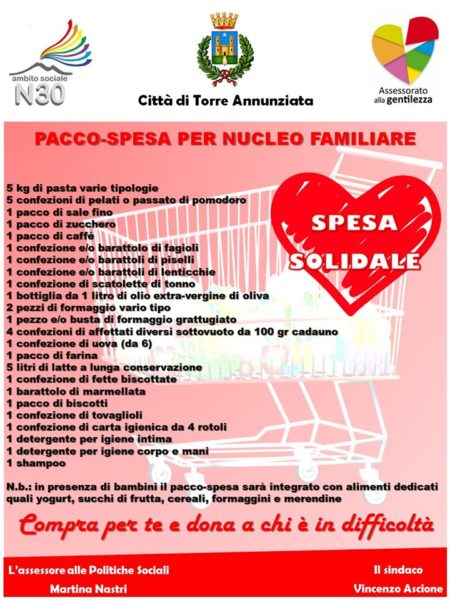 torre annunziata spesa solidale