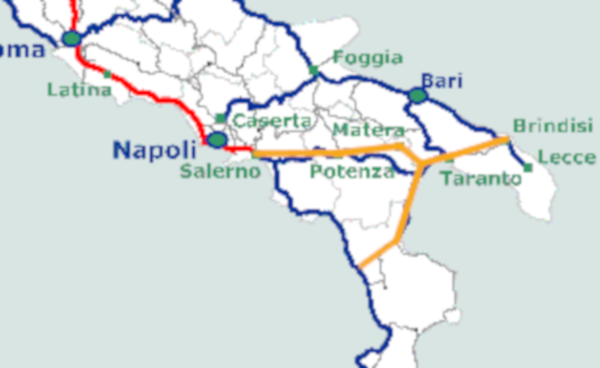 Ferrovia Diagonale del Mediterraneo per il Sud