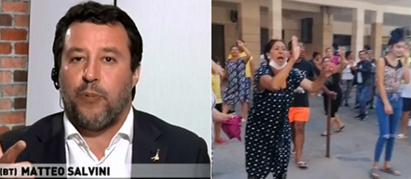 Mondragone Matteo Salvini