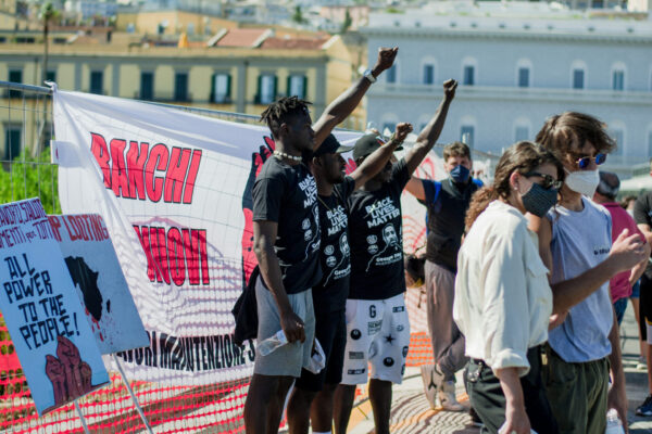 Black lives matter a Napoli