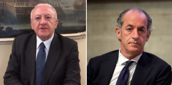 Demopolis: De Luca e Zaia sono i Presidenti di Regione più amati d'Italia